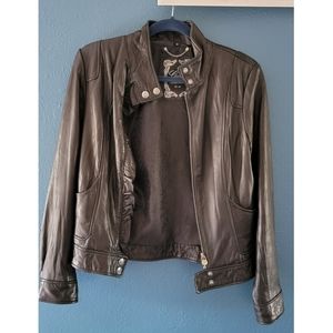 Guess genuine leather jacket